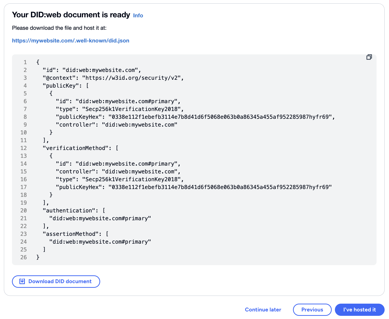 Domain Verification - Step 2