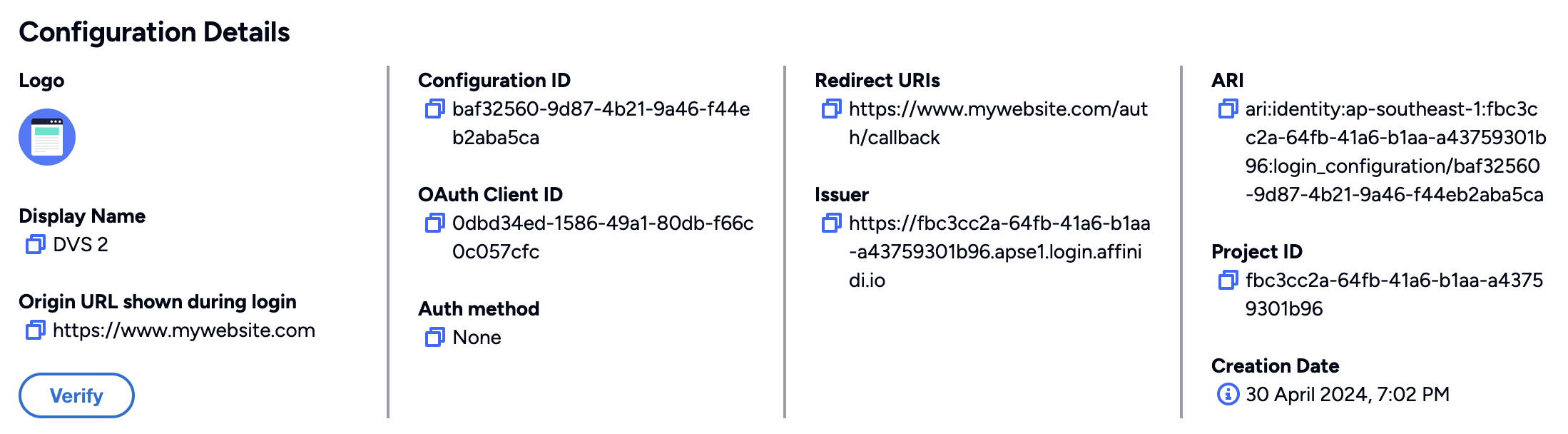 Domain Verification - verify