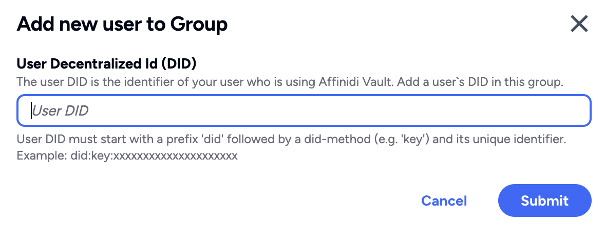 Add a User to User Group