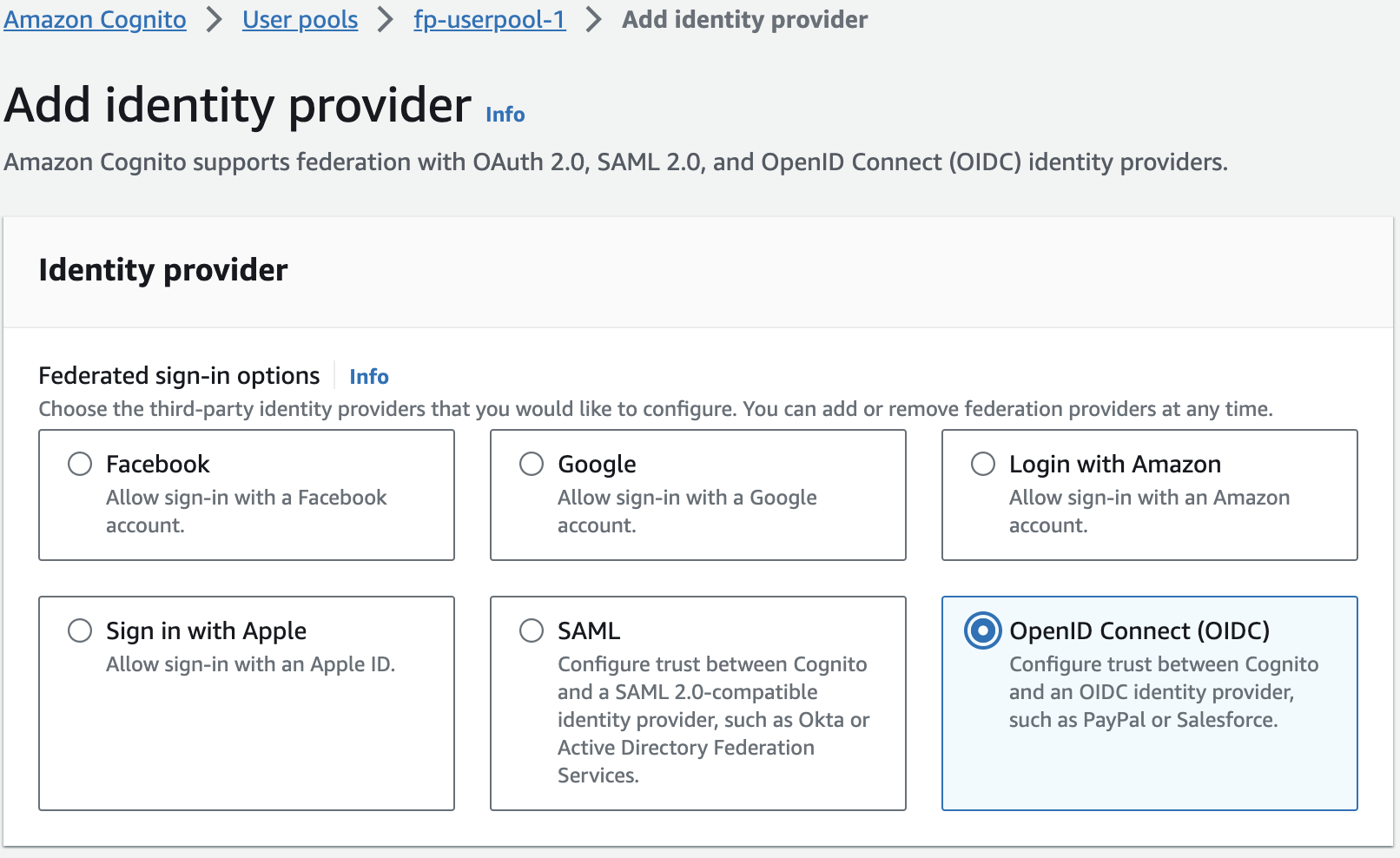 Set up Affinidi Login in Cognito