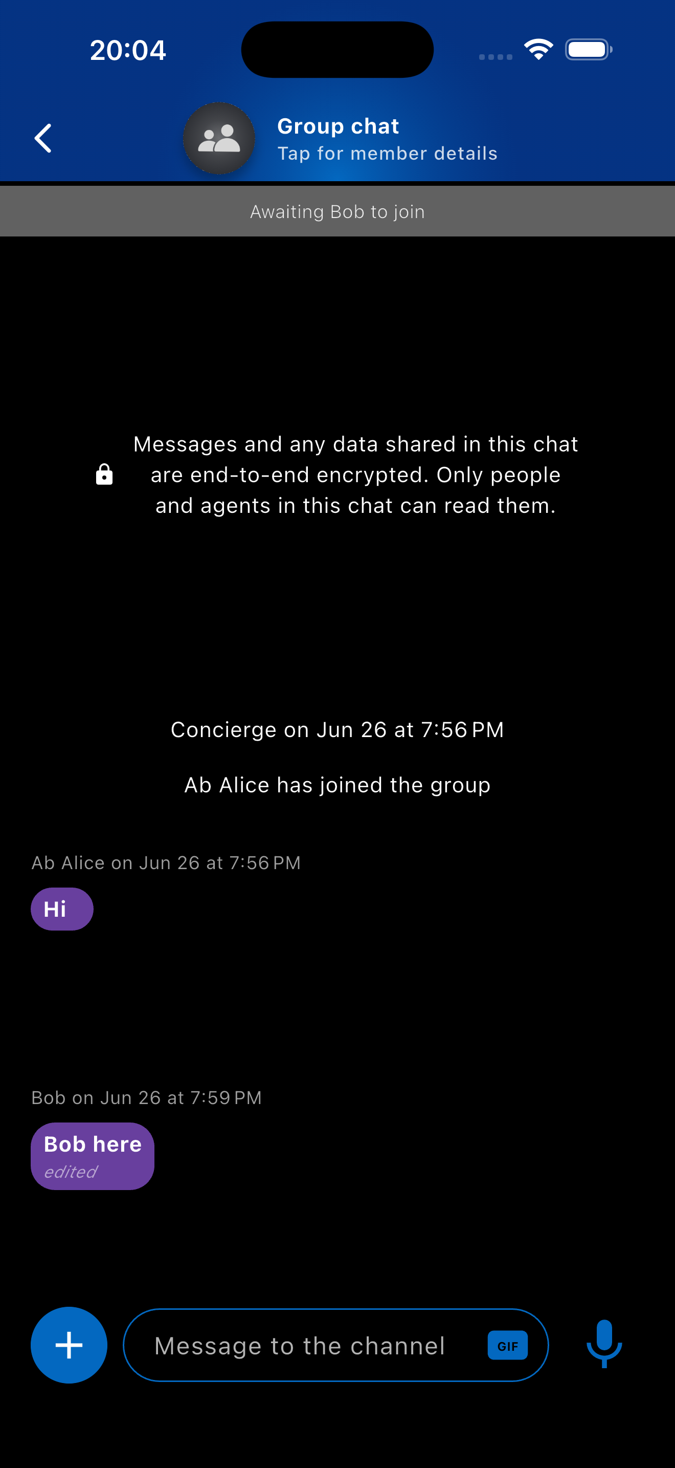 Group chat