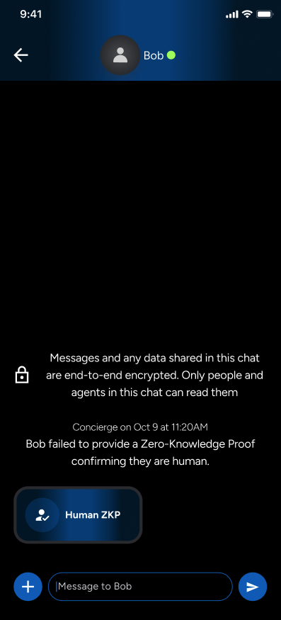 Verification failure