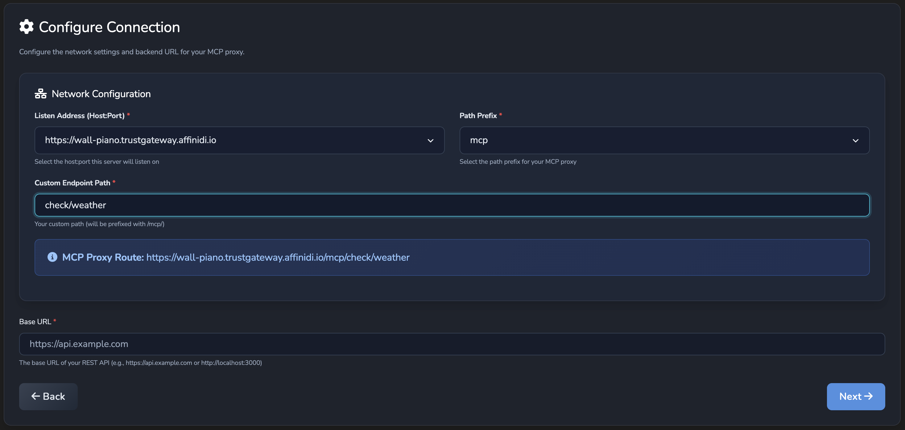 Trust Gateway gateway - expose REST API as MCP