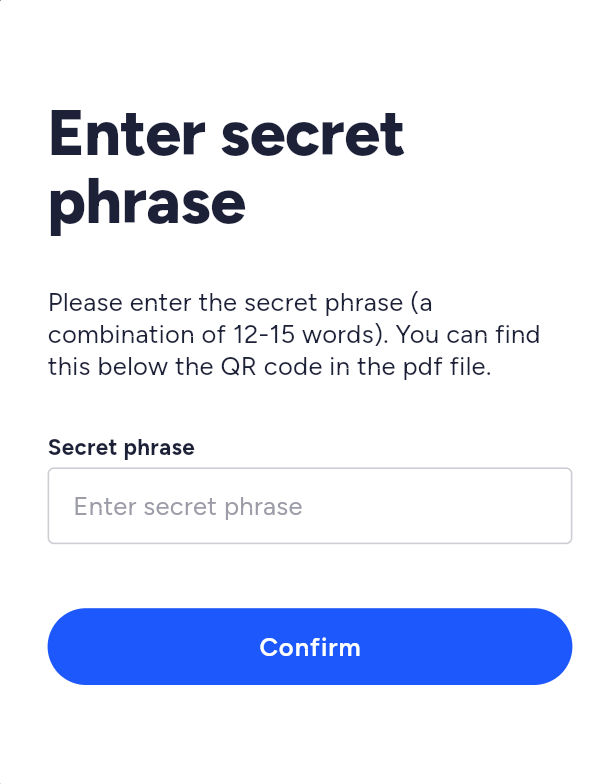 Enter secretphase