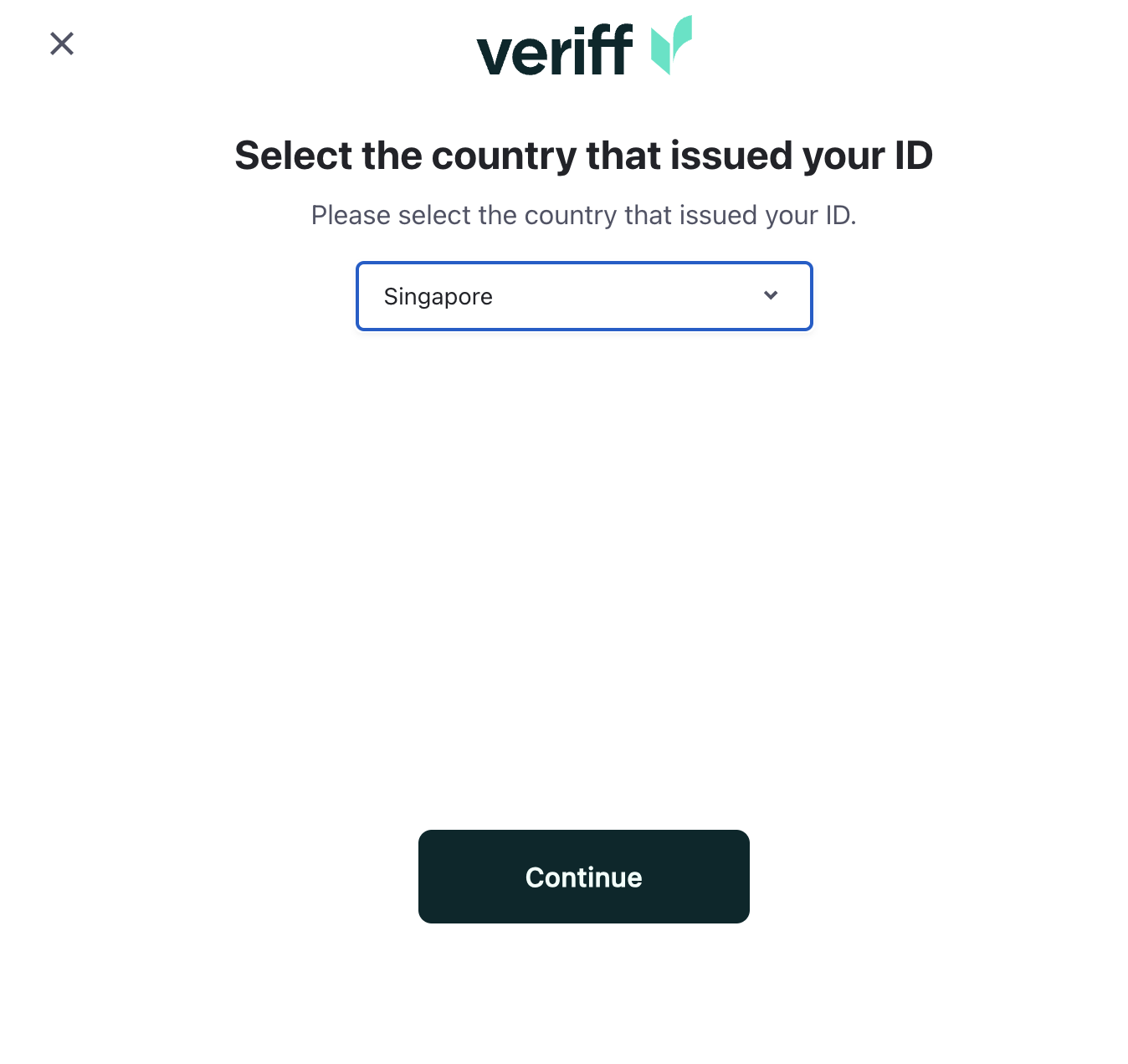 select the country id